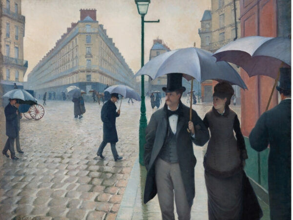 Paris Street; Rainy Day Painting by Gustave Caillebotte